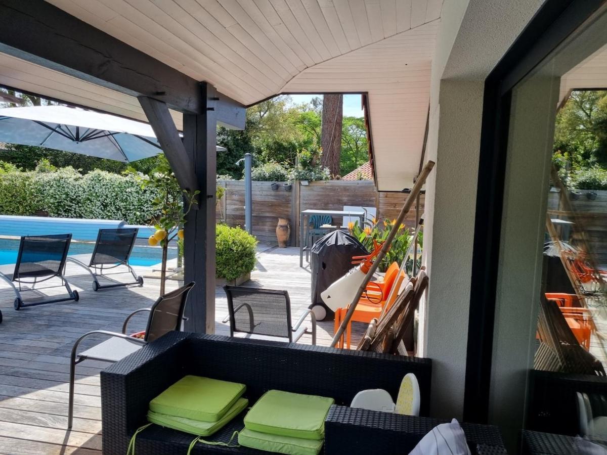 House With Heated Pool And Jacuzzi Vila Soorts-Hossegor Exterior foto
